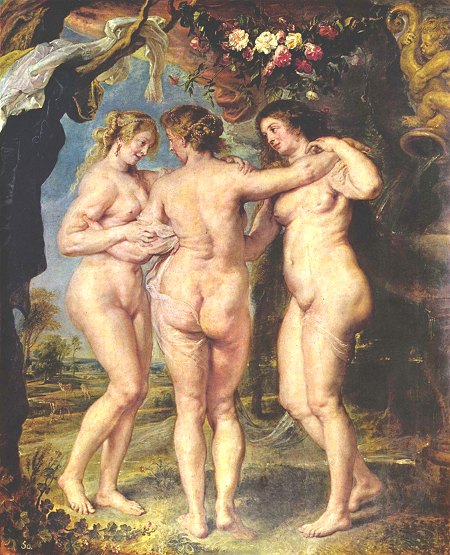 The Three Graces by Rubens