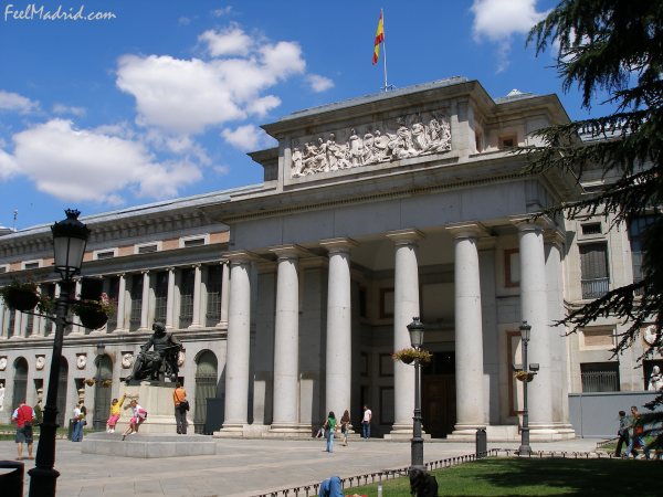 Main fa�ade of the Prado Museum